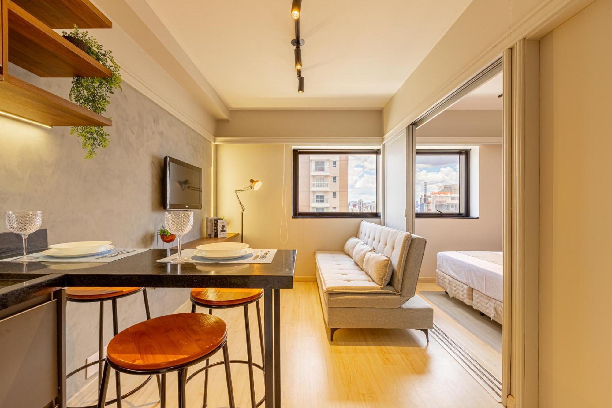 Apartamento Easy Star - Pratico Flat C/vaga Proximo Do Shopping Pamplona - Do03i